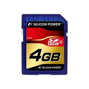 Silicon power SDHC Class10 4GB фото