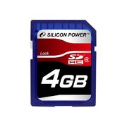 Silicon power SDHC Class4 4GB фото