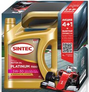 SINTEC Platinum 7000 5W-30 A5/B5, Акция (4+1)L фото