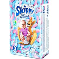 Skippy подгузники More Happiness 4-9 кг (60 шт)