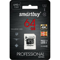 Smartbuy microSDXC Professional UHS-I U3 64GB