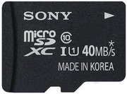 Sony microSDXC 40 Mb/s UHS-I фото