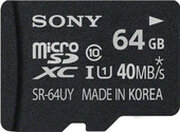 Sony microSDXC UHS-I 64GB фото