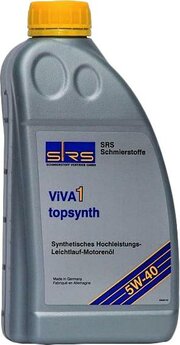 SRS VIVA 1 topsynth 5W-40 1 л фото