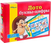 Step Puzzle Семейная настольная игра Лото Буквы цифры фото