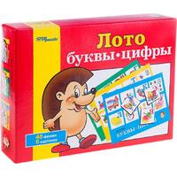 Step Puzzle Семейная настольная игра Лото Буквы цифры