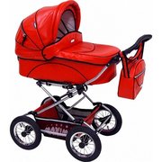 Stroller B&E Maxima Elite Leather (3 в 1) фото