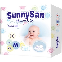 Sunnysan Diapers M / 22 pcs