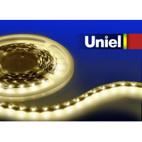 Uniel ULS-3528-60LED/m-8mm-IP20-DC12V-4,8W/m-3M-WW