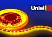 Uniel ULS-5050-60LED/m-10mm-IP33-DC12V-14,4W/m-5M-YELLOW фото