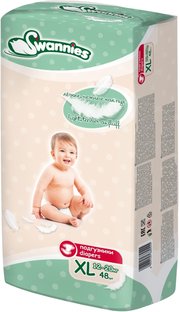 Swannies Diapers XL / 48 pcs фото