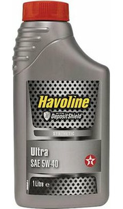 Texaco HAVOLINE ULTRA 5W-40 1 л фото