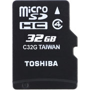 Toshiba HighSpeed M102 microSDHC 32GB with Adaptor фото