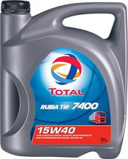 Total RUBIA TIR 7400 15W-40 5 л фото