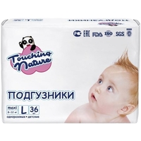 Touching nature Diapers L / 36 pcs