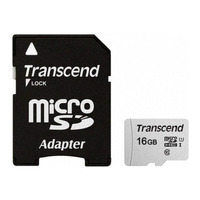 Transcend microSDHC 300S with adapter 16GB