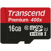 Transcend microSDHC Class 10 Premium UHS-I 400x 16GB