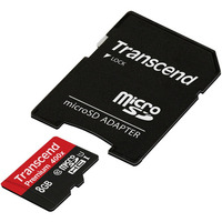 Transcend microSDHC Class 10 Premium UHS-I 400x with adapter 8GB