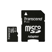 Transcend microSDHC Class 10 UHS-I 600x with SD Adapter 16GB