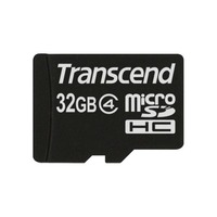 Transcend microSDHC Class 4 with SD Adapter 32GB