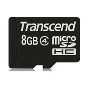 Transcend microSDHC Class 4 with SD Adapter 8GB фото