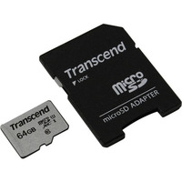 Transcend microSDXC 300S with adapter 64GB