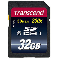 Transcend SDHC Class 10 Premium UHS-I 200x 32GB