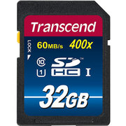 Transcend SDHC Class 10 Premium UHS-I 400x 32GB фото