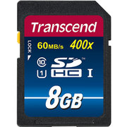 Transcend SDHC Class 10 Premium UHS-I 400x 8GB фото