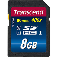 Transcend SDHC Class 10 Premium UHS-I 400x 8GB