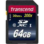 Transcend SDXC Class 10 Premium UHS-I 200x 64GB фото