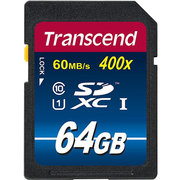 Transcend SDXC Class 10 Premium UHS-I 400x 64GB фото