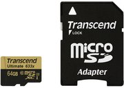 Transcend Ultimate 633x microSDXC Class 10 UHS-I U3 фото