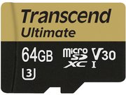 Transcend Ultimate V30 microSDXC Class 10 UHS-I U3 фото