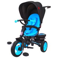 Rt Трехколесный велосипед ICON evoque NEW Stroller by Natali Prigaro EVA blue topaz