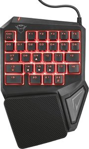 Trust GXT 888 Assa Single Handed Keyboard фото