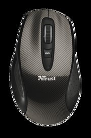 Trust KerbStone Wireless Laser Mouse Black USB фото