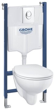 Grohe Унитаз с инсталляцией Solido Bau Ceramic 39419000 фото