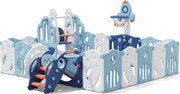 UNIX kids SUPREME Space 200x200 Blue с качелями фото