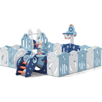 UNIX kids SUPREME Space 200x200 Blue с качелями