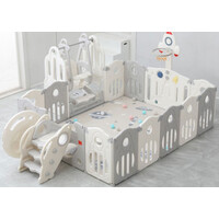 UNIX kids SUPREME Space 200x200 Grey с качелями