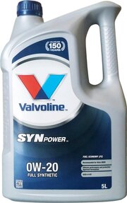 Valvoline SynPower FE 0W-20 5 л фото