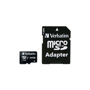 Verbatim microSDXC Class 10 64GB SD adapter фото