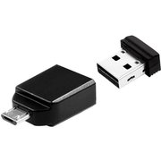 Verbatim Nano USB Drive with Micro USB Adaptor 16GB фото