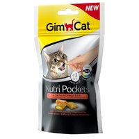 Gimcat Витамины Nutri Pockets с лососем и Омега 3 и 6