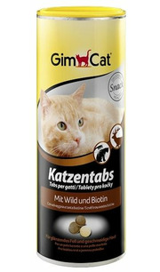 GimPet Витамины Katzentabs с дичью фото