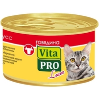 Vitapro Luxe Adult Canned Beef Mousse 0.085 kg