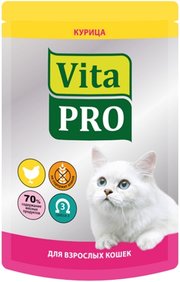 VitaPro Meat Menu Adult Pouch Chicken 0.1 kg фото