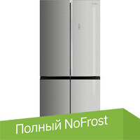 Weissgauff WCD 590 NoFrost Inverter Premium EcoFresh Inox Glass