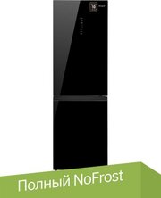 Weissgauff WRK 185 Total NoFrost Inverter Black Glass фото